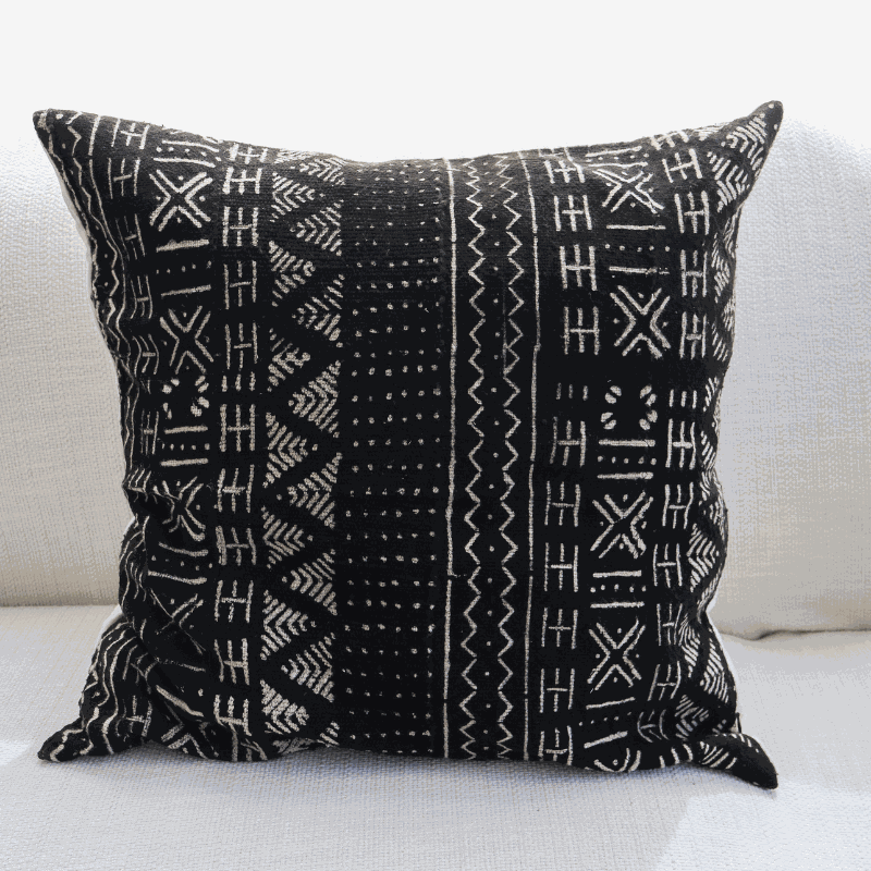 Mudcloth cushion cover (pillow cover)