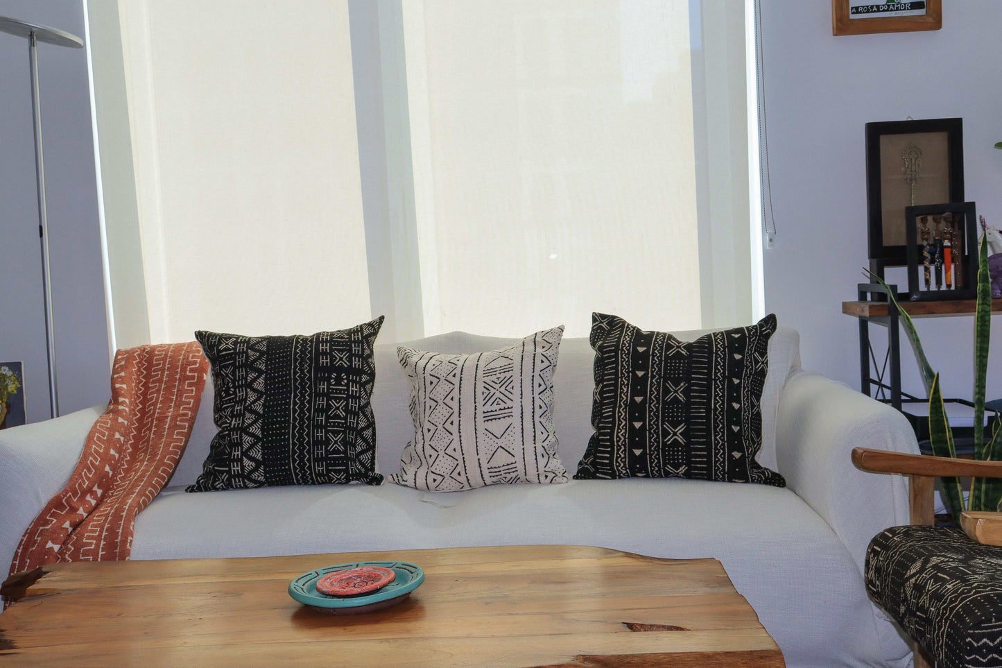 Mudcloth cushion cover (pillow cover)