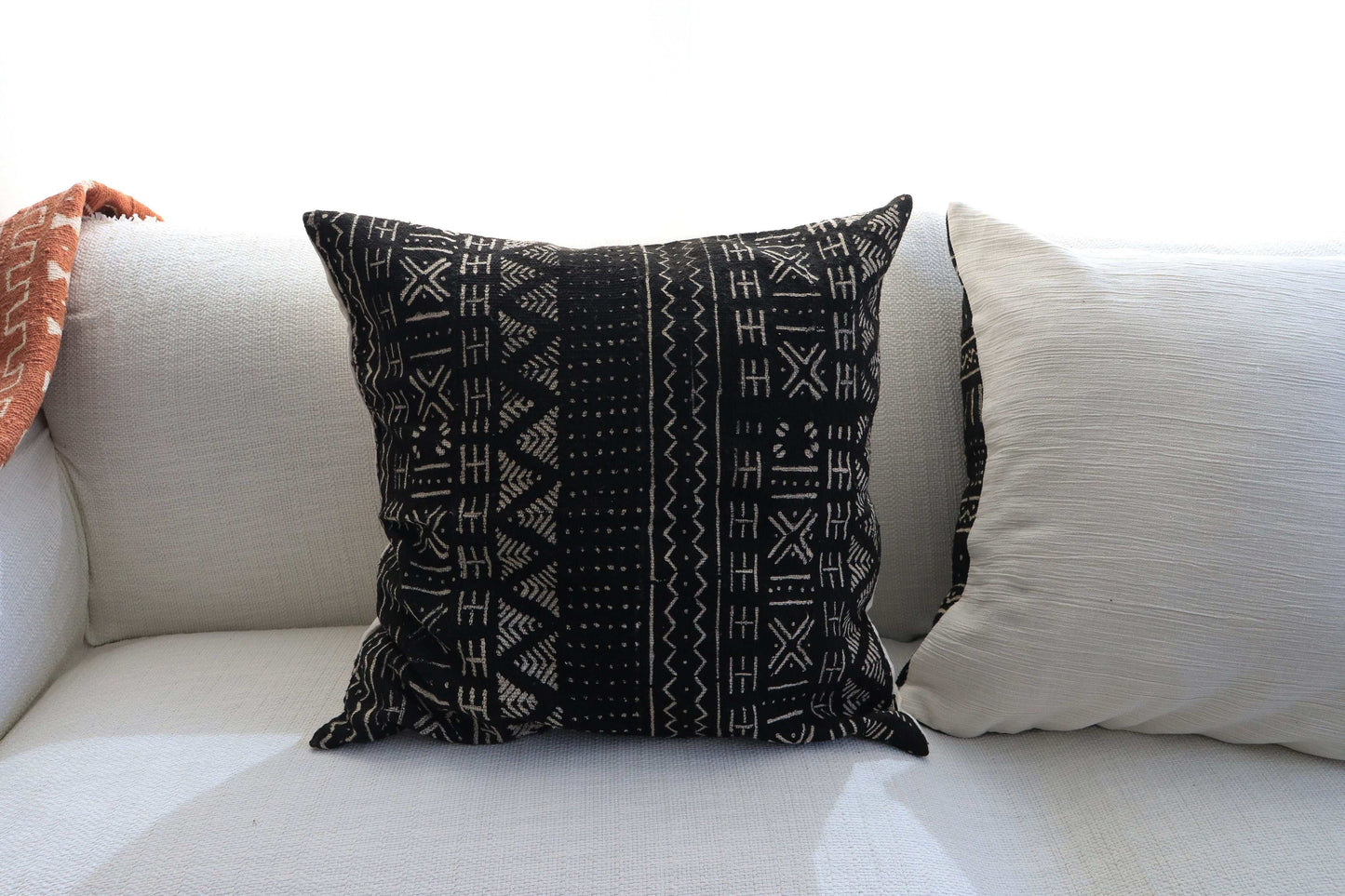 Mudcloth cushion cover (pillow cover)