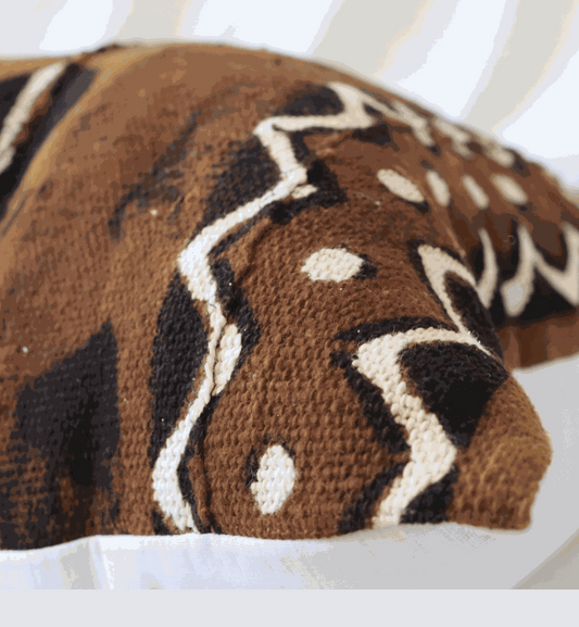 Tribal Pattern Mudcloth Throw Pillow - Niche Handmade Furniture LLC