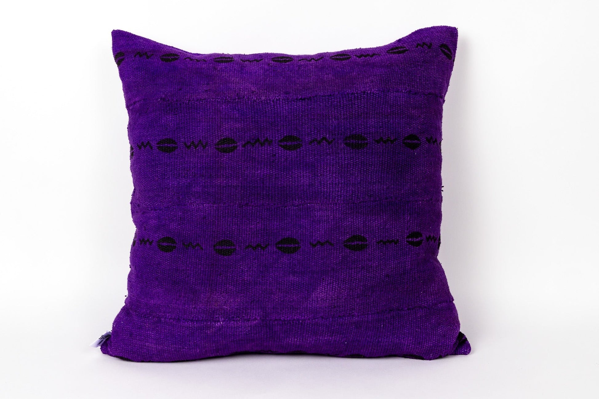Boho Chic Purple MudCloth Cushion Cover - Niche Handmade Furniture LLC