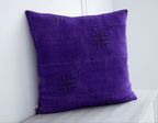 Boho Chic Purple MudCloth Cushion Cover - Niche Handmade Furniture LLCmudcloth