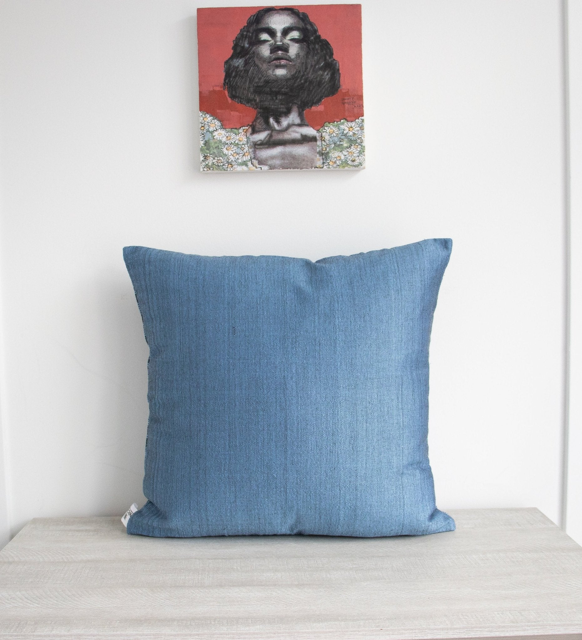 Ethiopian Handwoven Cushion Cover - Authentic Afro-Style - Niche Handmade Furniture LLCEthiopian Handwoven Cushion Cover