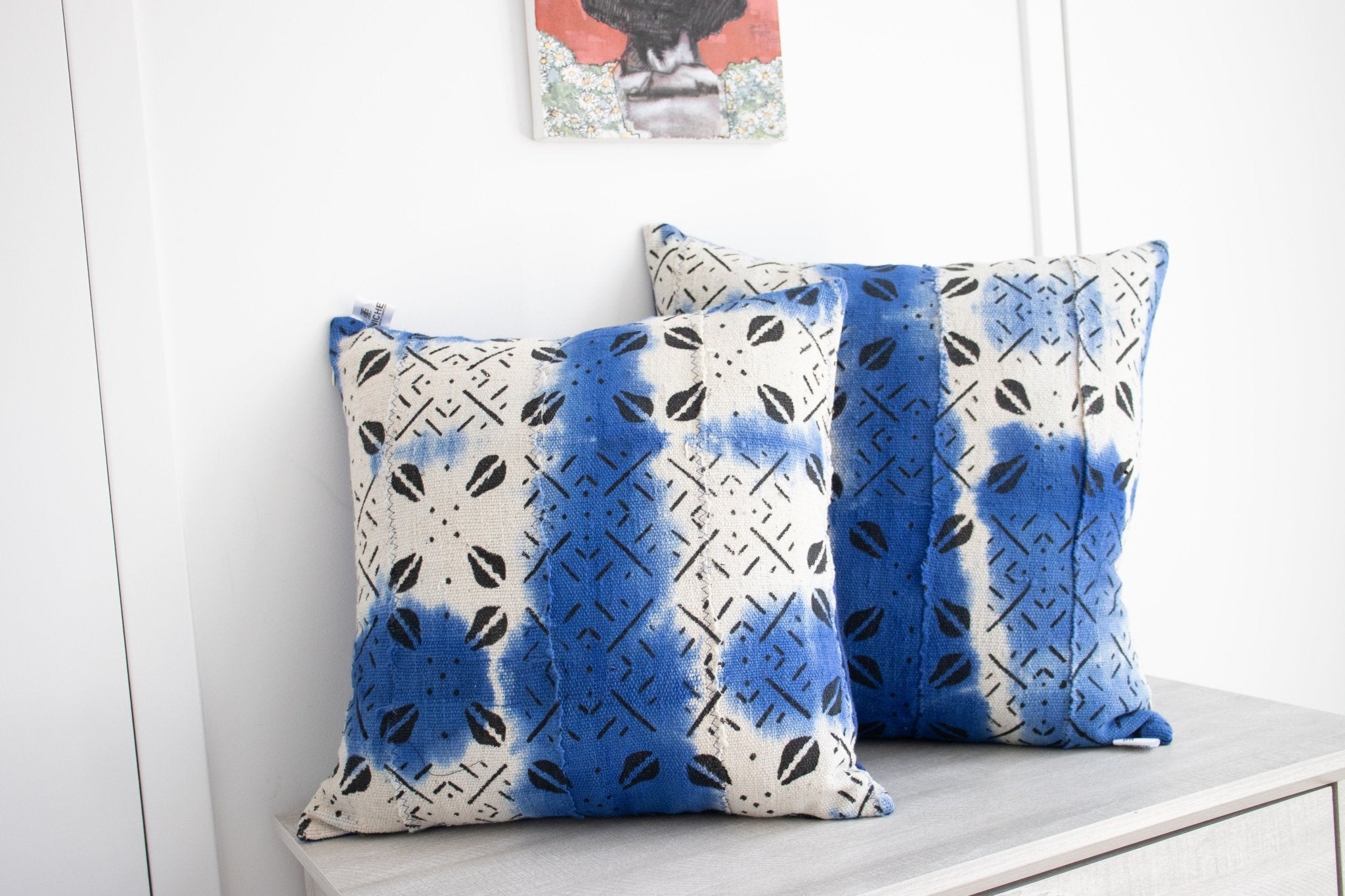 Authentic African Mudcloth Pillow Cover – Handwoven & Handmade in Mali - Niche Handmade Furniture LLC