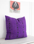 Boho Chic Purple MudCloth Cushion Cover - Niche Handmade Furniture LLCNiche Handmade Furniture LLC