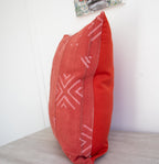 African Mud Cloth cushion Orange & Whitemudcloth cushionCushion coverNiche Handmade Furniture LLCNiche Handmade Furniture LLC