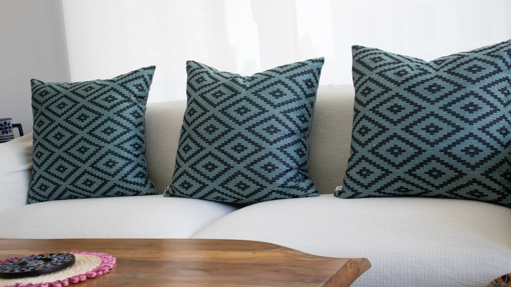 Ethiopian Handwoven Cushion Cover - Fade-Resistant & Durable Poly Cover - Niche Handmade Furniture LLCethiopian handwoven cushion cover Cushion cover