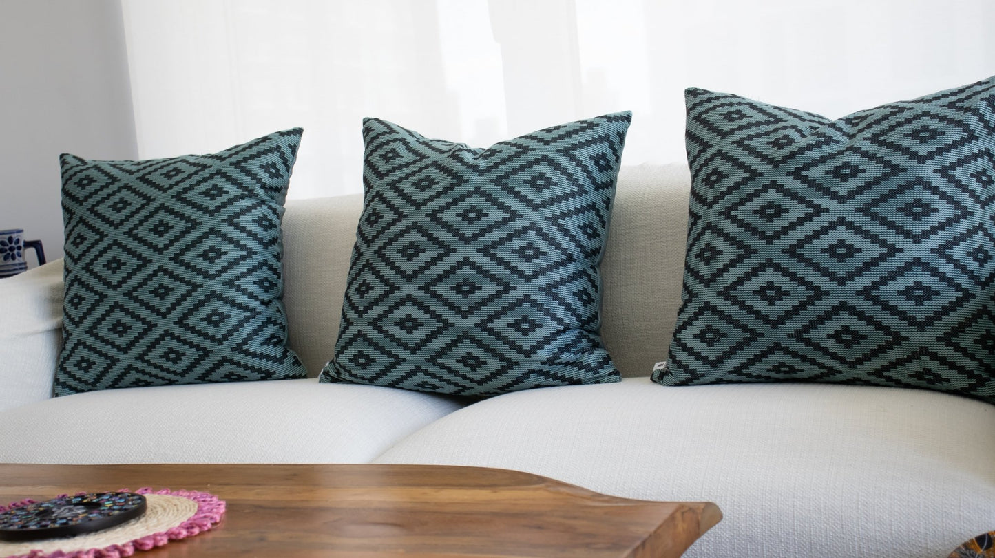 Ethiopian Handwoven Cushion Cover - Fade-Resistant & Durable Poly Cover - Niche Handmade Furniture LLCethiopian handwoven cushion cover Cushion cover
