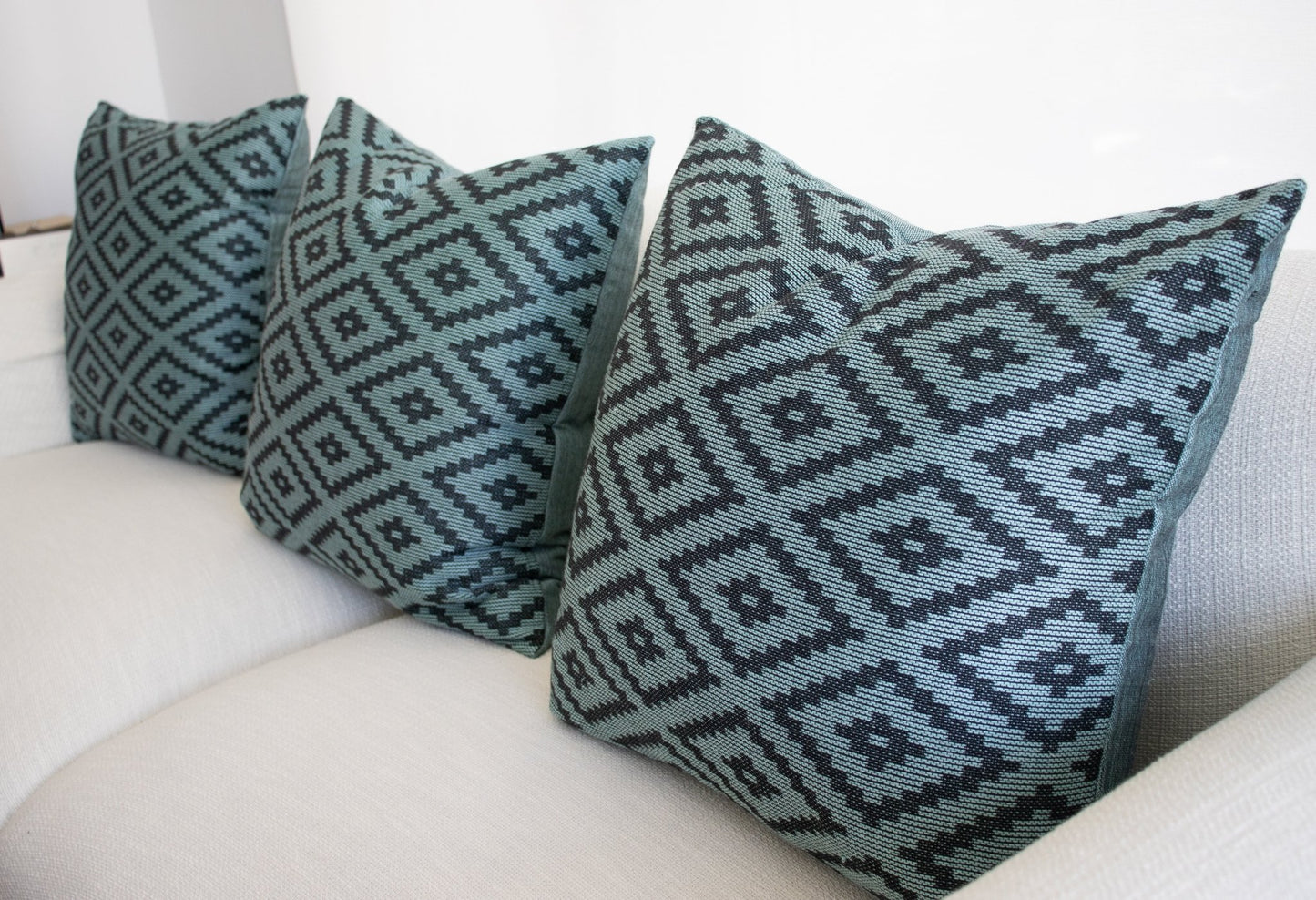 Ethiopian Handwoven Cushion Cover - Fade-Resistant & Durable Poly Cover - Niche Handmade Furniture LLCethiopian handwoven cushion cover Cushion cover
