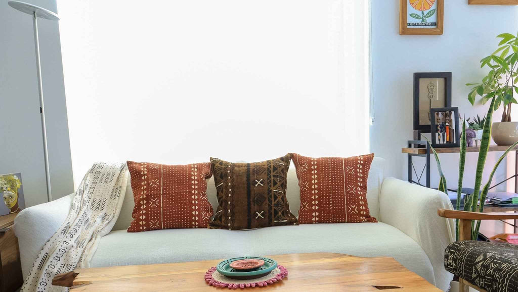 Mud cloth pillows