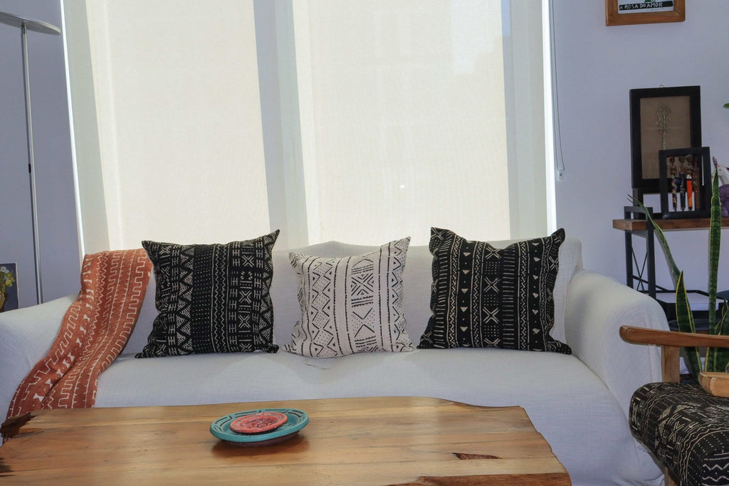 Mudcloth throw pillows - Niche Handmade Furniture LLC