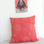 African Sunset MudCloth Cushion