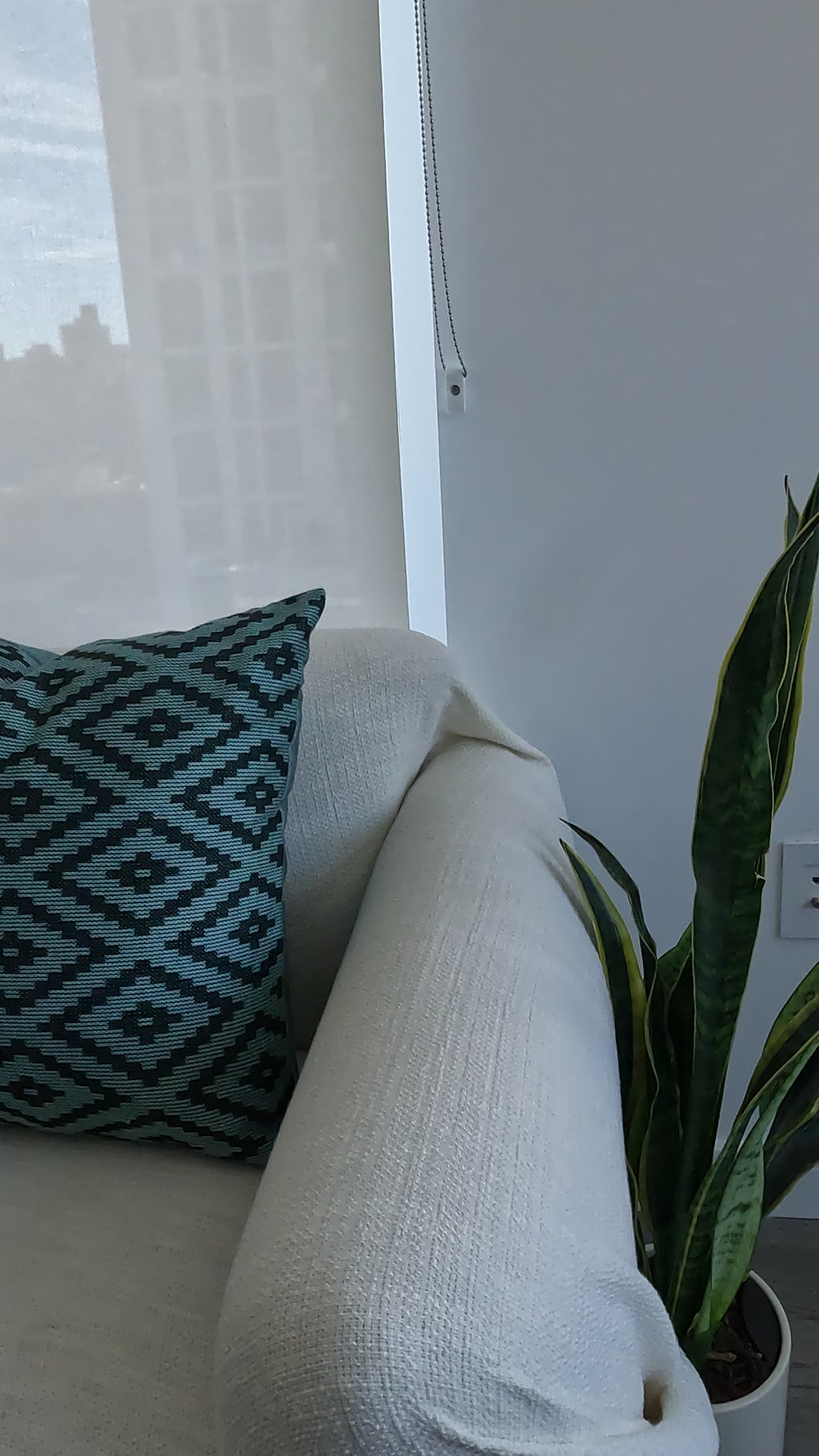 Ethiopian Handwoven Cushion Cover - Fade-Resistant & Durable Poly Cover