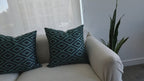 Ethiopian Handwoven Cushion Cover - Fade-Resistant & Durable Poly Cover