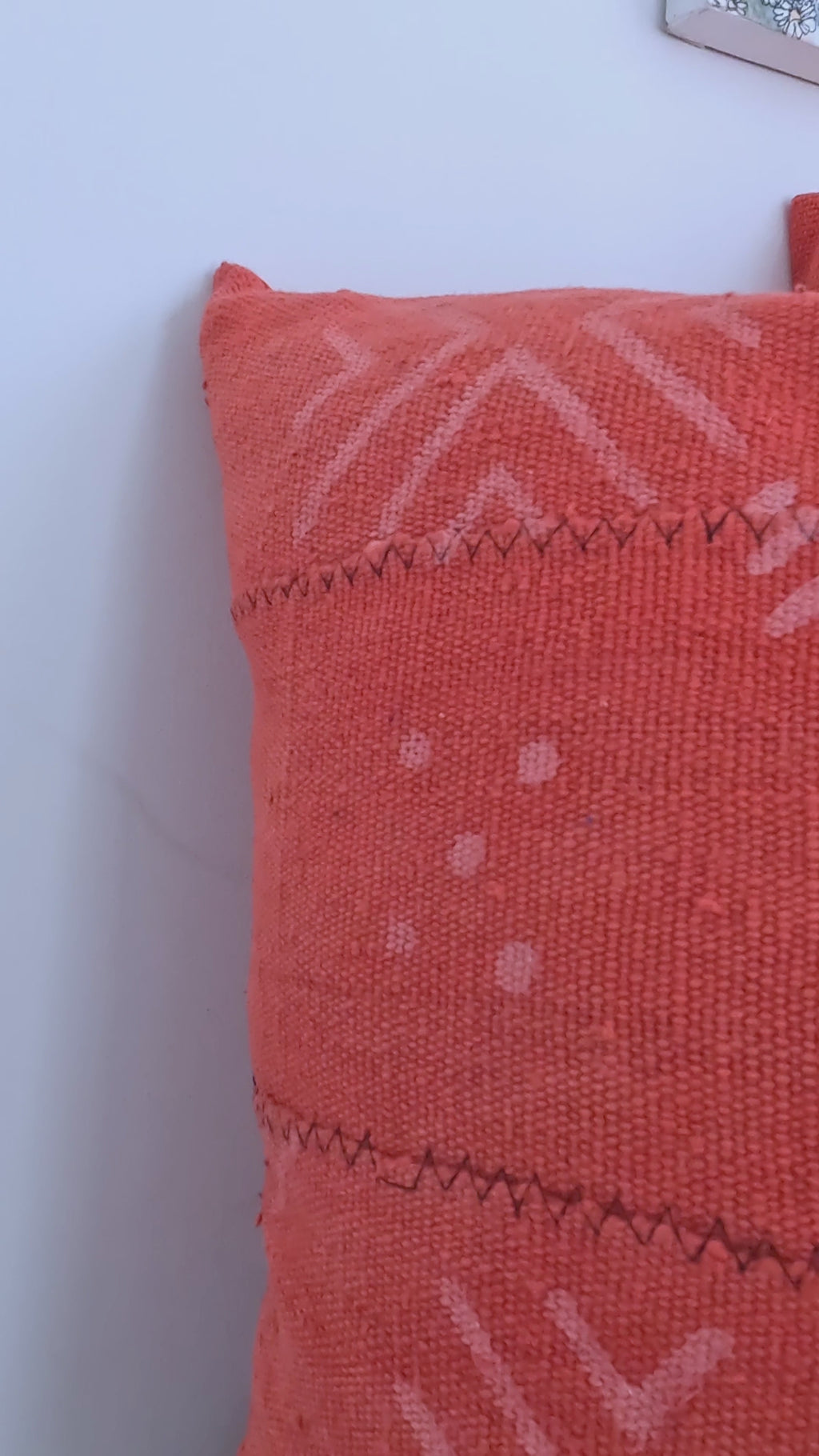 African Sunset MudCloth Cushion