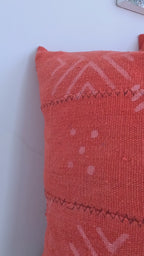 African Sunset MudCloth Cushion