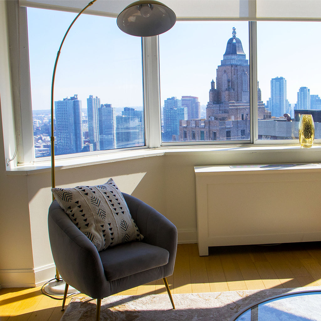 African mud cloth cushion  